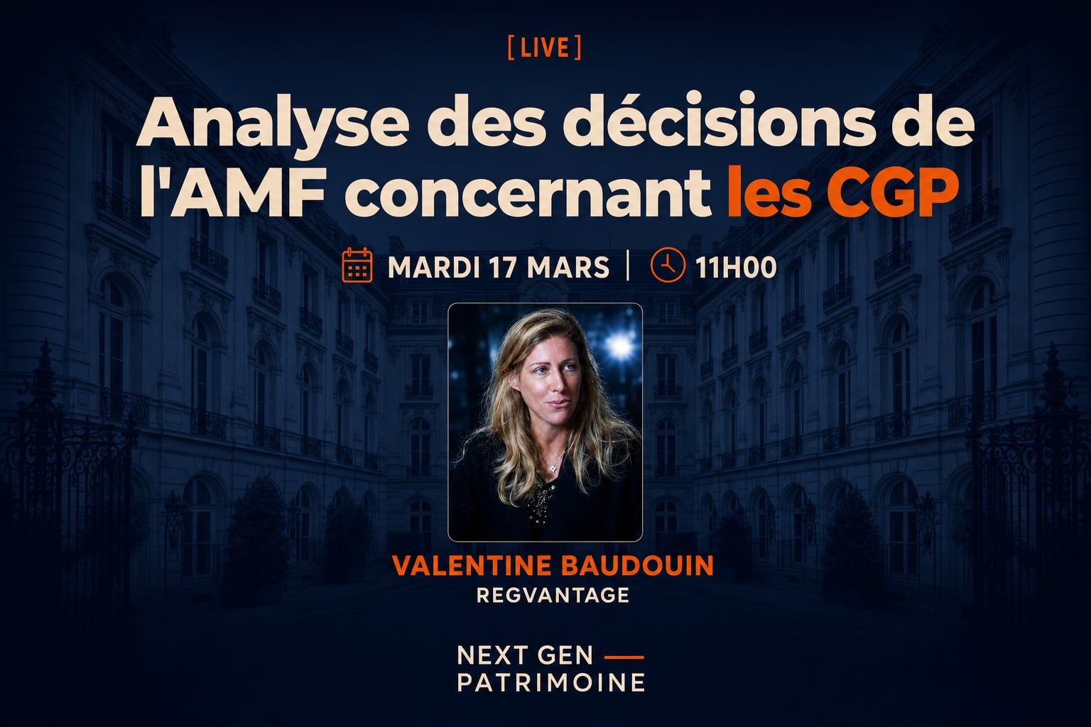 Sanction AMF à l'encontre des CGP & club deals immobilier - avec Valentine Baudouin (RegVantage)